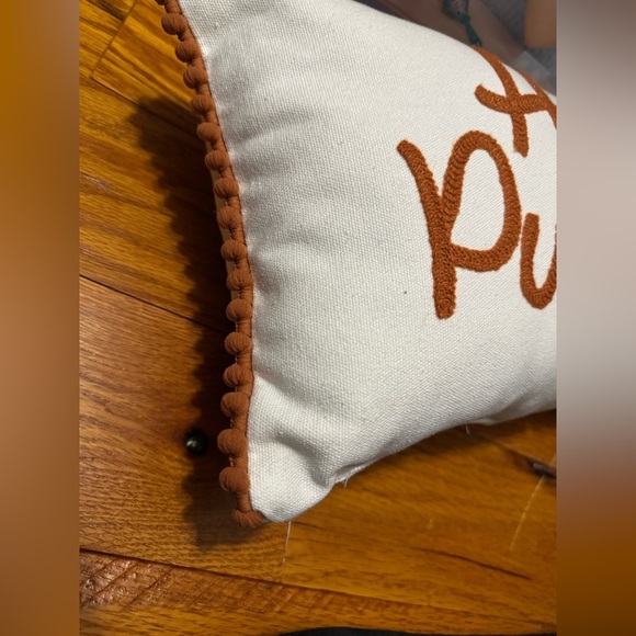 Hey Pumpkin Decorative Pillow - Picture 2 of 2